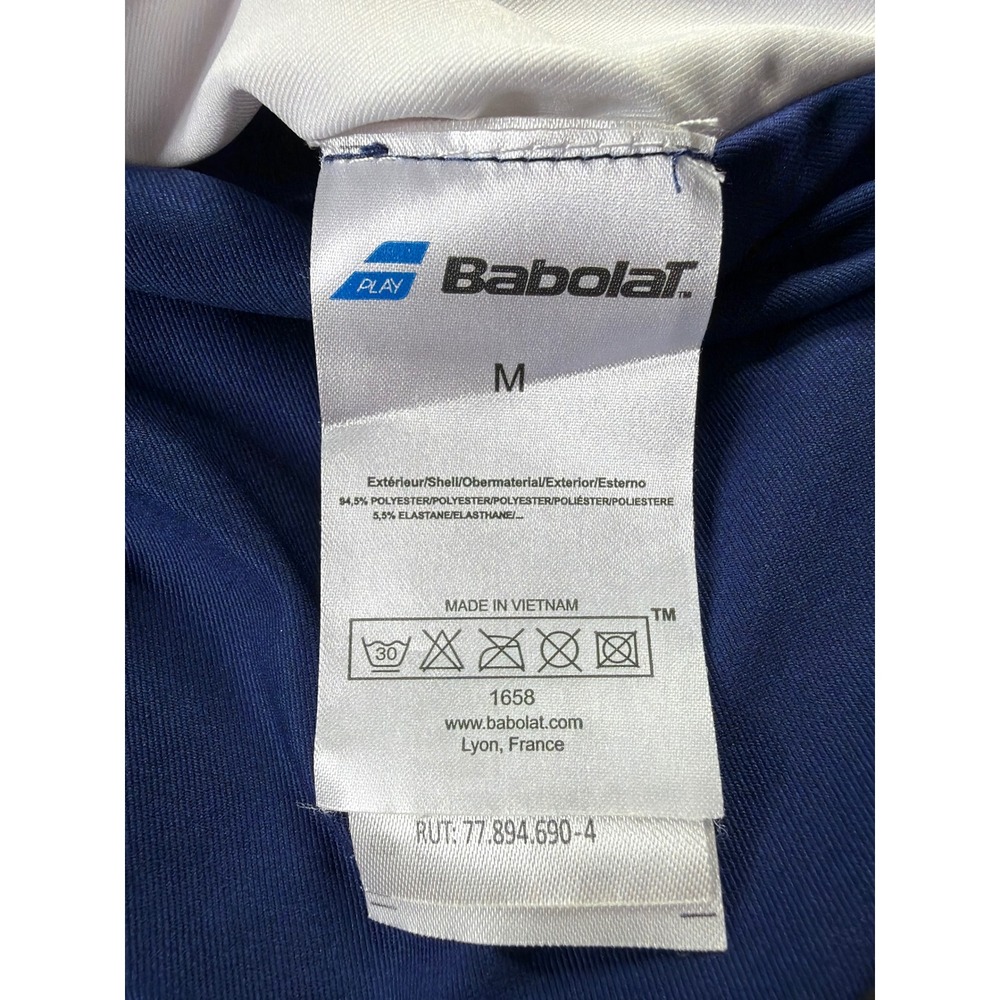Babolat Compete Tank Top Women M Tennis White Blue Red Geometric NWT - Picture 4 of 9